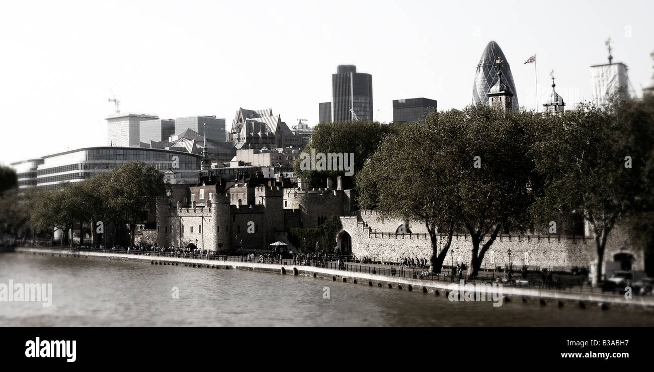 View of London from Tower Bridge Stock Photo - Alamy