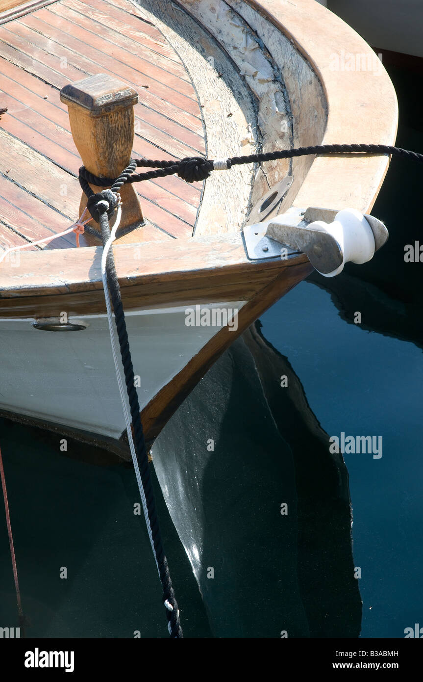 old wooden boat Stock Photo
