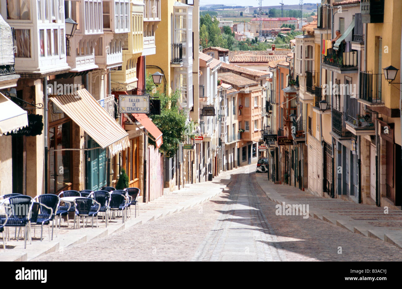 Calle Balborraz Street, Zamora, Spain Stock Photo Alamy