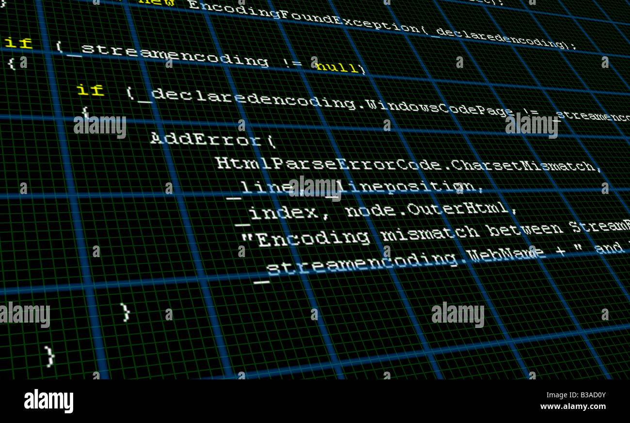 Programming Code Source Background Texture Illustration Design Black ...