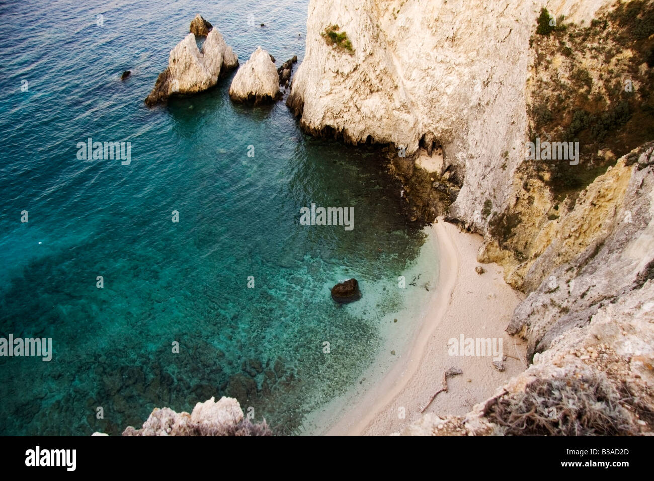 Cala delle arene Island of San Domino Tremiti Gargano Foggia Apulia South of Italy adriatic sea Stock Photo