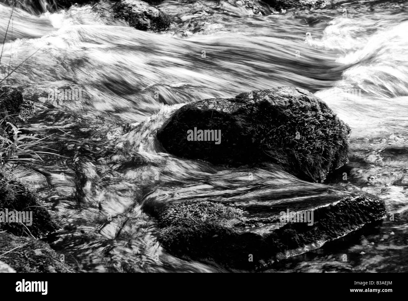 Powerful water flow Black and White Stock Photos & Images - Alamy