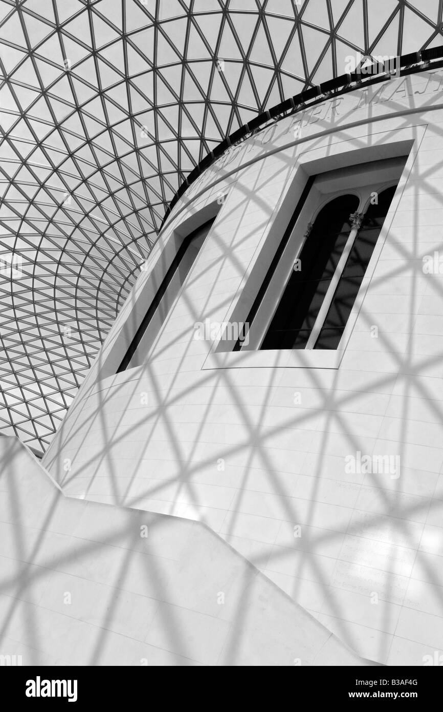 The Great Court in London's British Museum Stock Photo