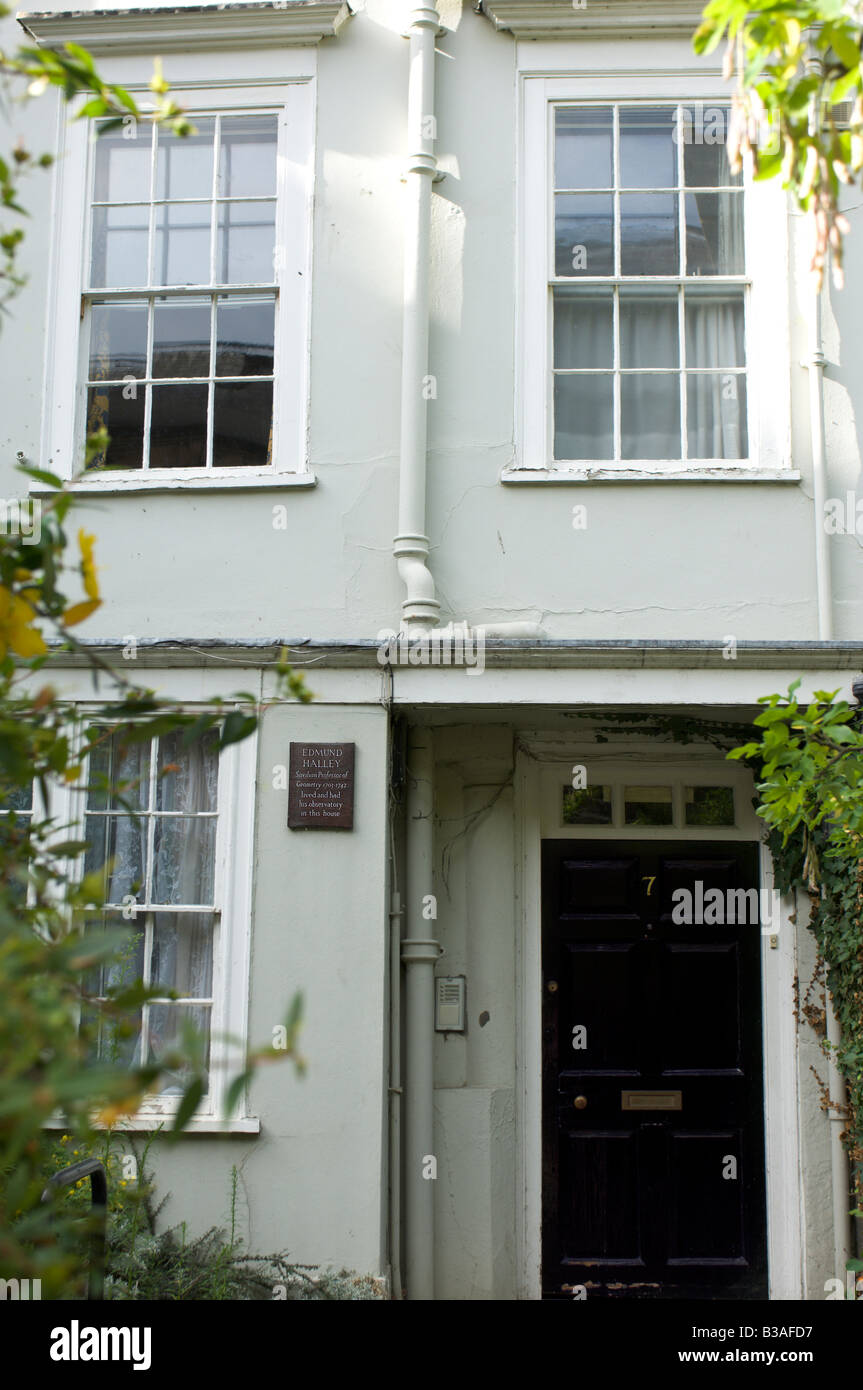 Edmund Halley's house in Oxford Stock Photo Alamy