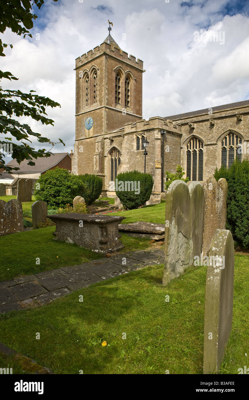 St Bartholomews and All Saints Church Wootton Bassett Wiltshire Stock
