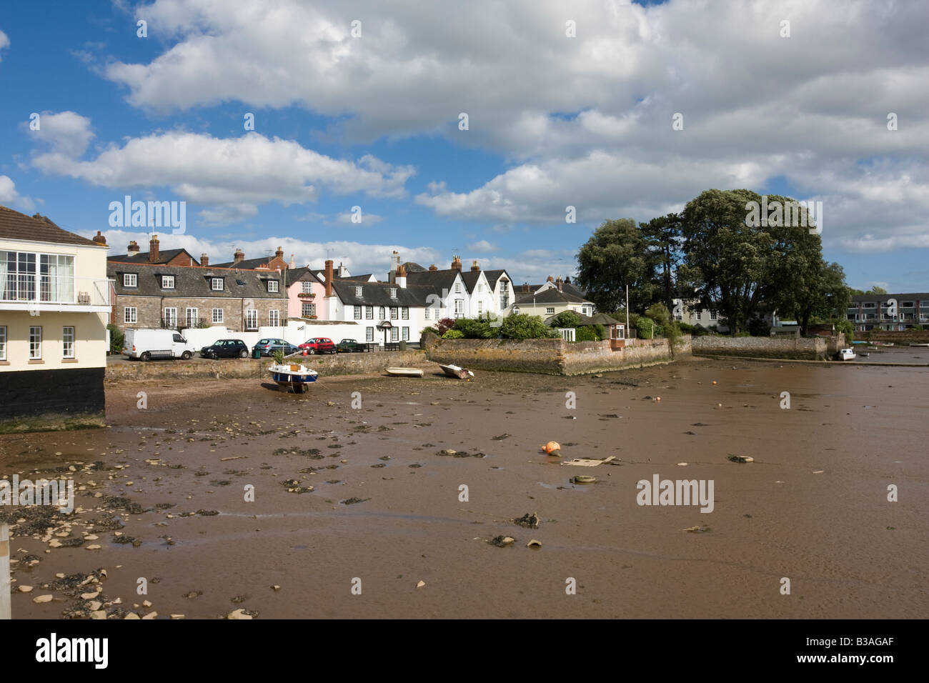 Houses on the River Exe at Topsham Complete with Pontoons and Moorings