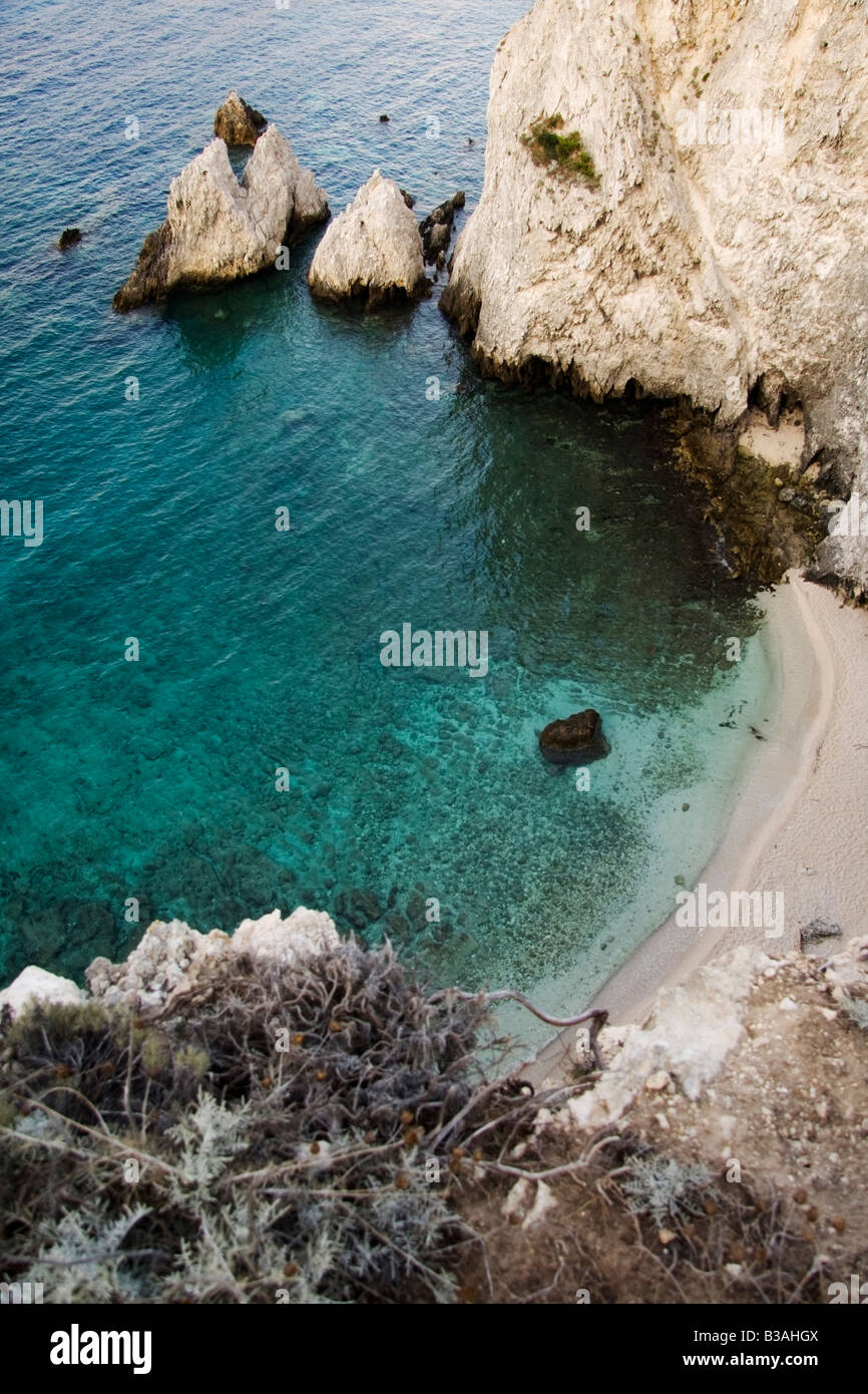 Cala delle arene Island of San Domino Tremiti Gargano Foggia Apulia South of Italy adriatic sea Stock Photo