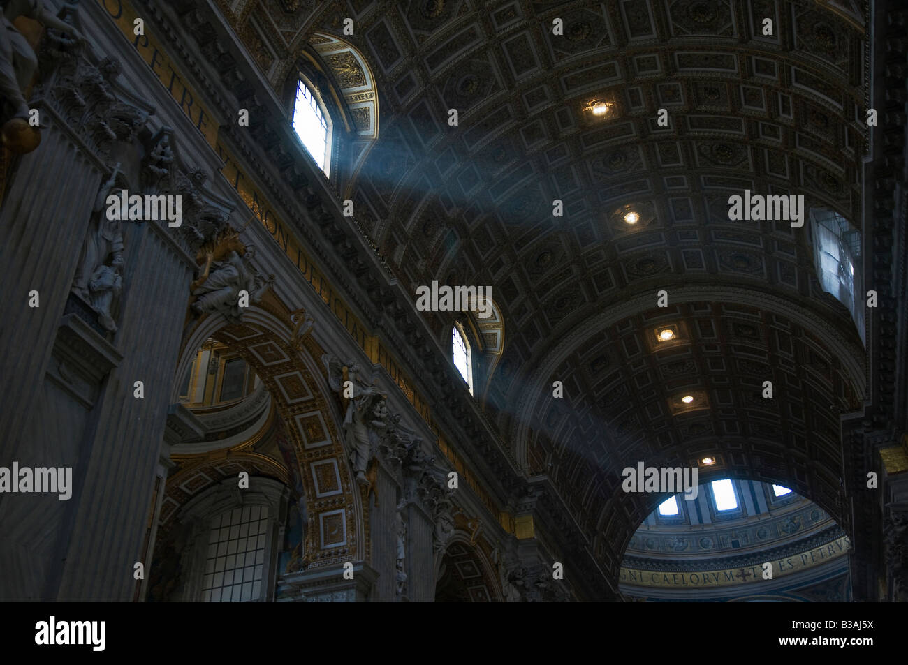 St. Peters cathedral in Rome, Italy Stock Photo