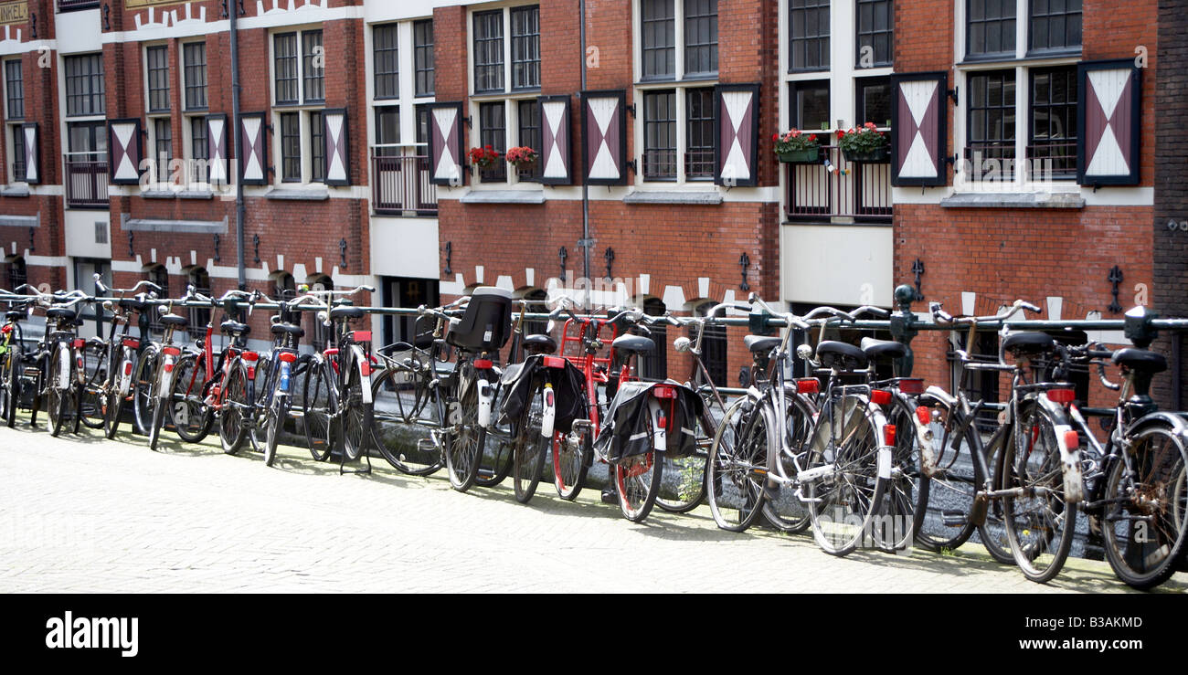 Bicycles in Amsterdam Stock Photo Alamy