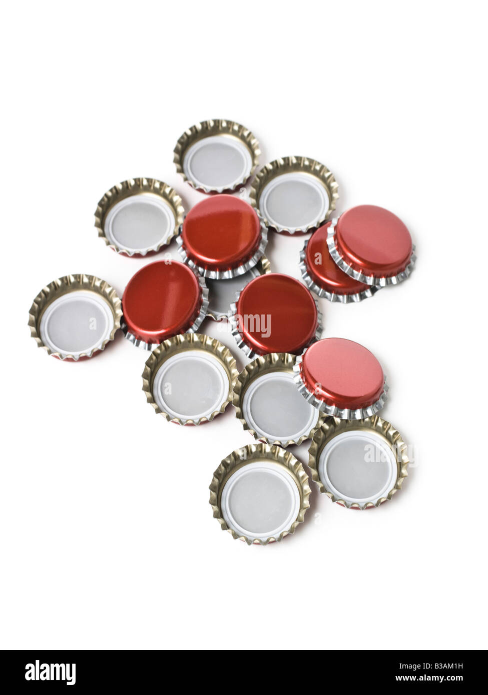 Metal bottle caps Stock Photo Alamy