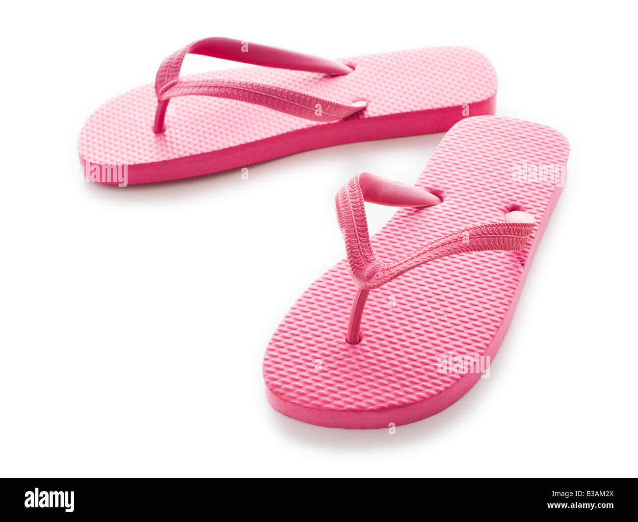 Pair pink flip flop Stock Photo - Alamy