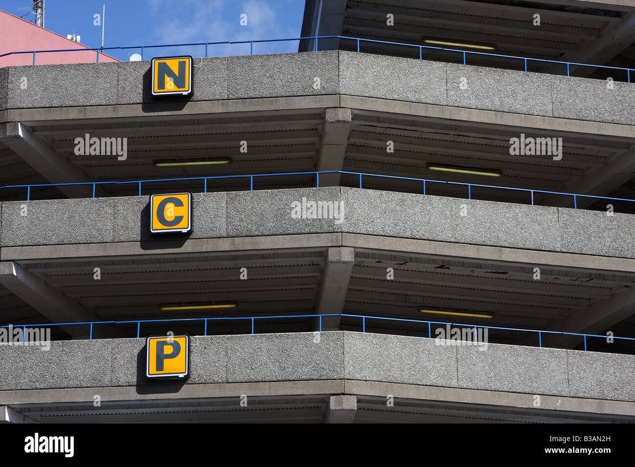 NCP multistorey car park in a U.K. city Stock Photo Alamy