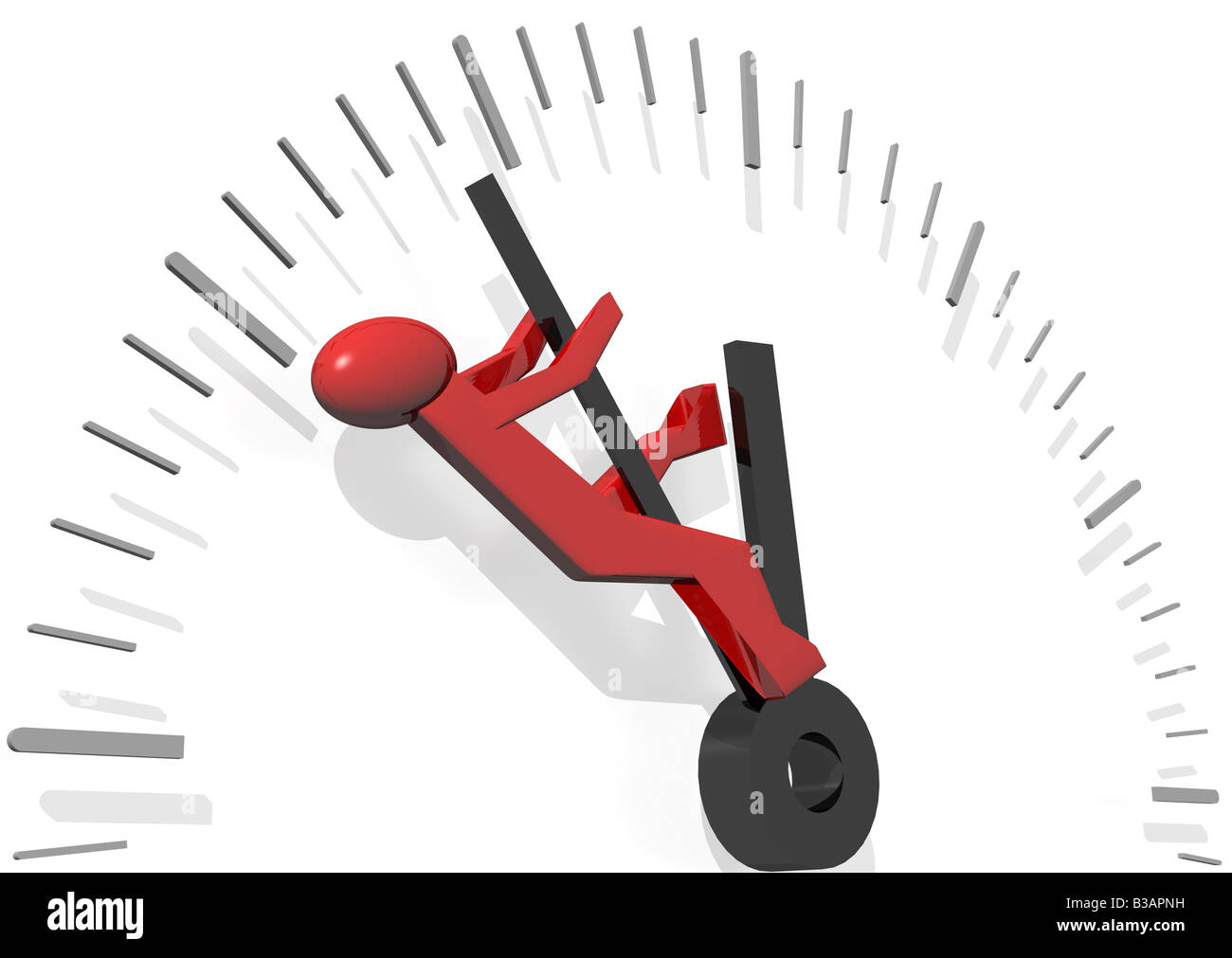 Red Using Time Image 3d rendering of a red man trying to save time Stock Photo - Alamy