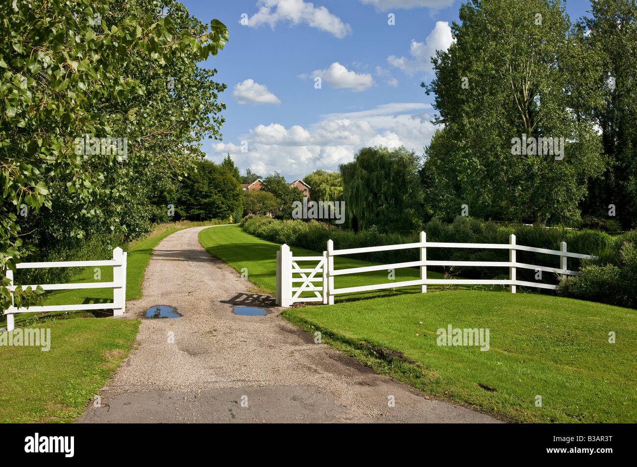 The Approach Road, Oxnead Mill, Burgh, Aylsham "North Norfolk" UK Stock