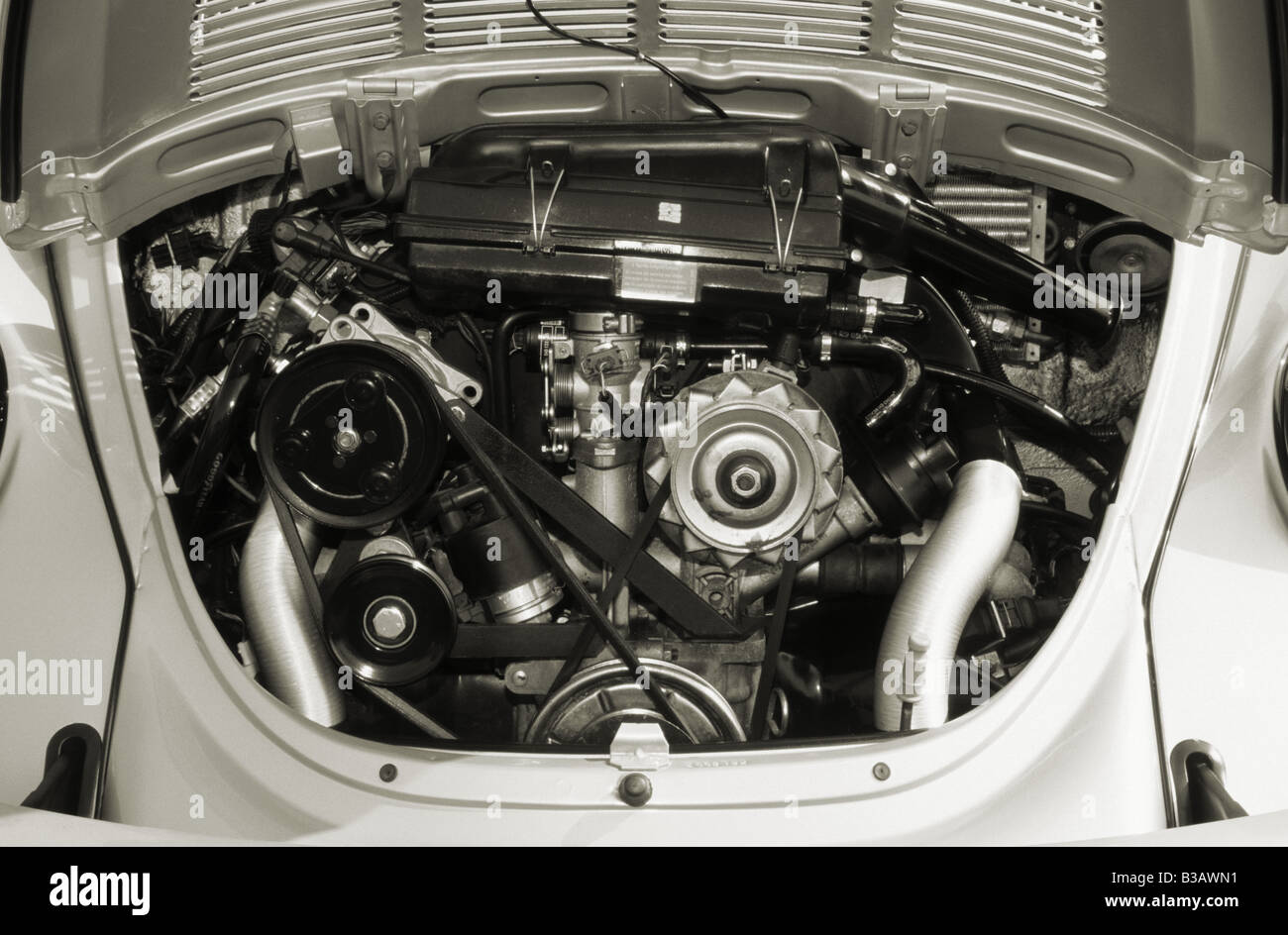 Volkswagen Beetle 1600 of 1997. 1584cc. Air conditioning Stock Photo