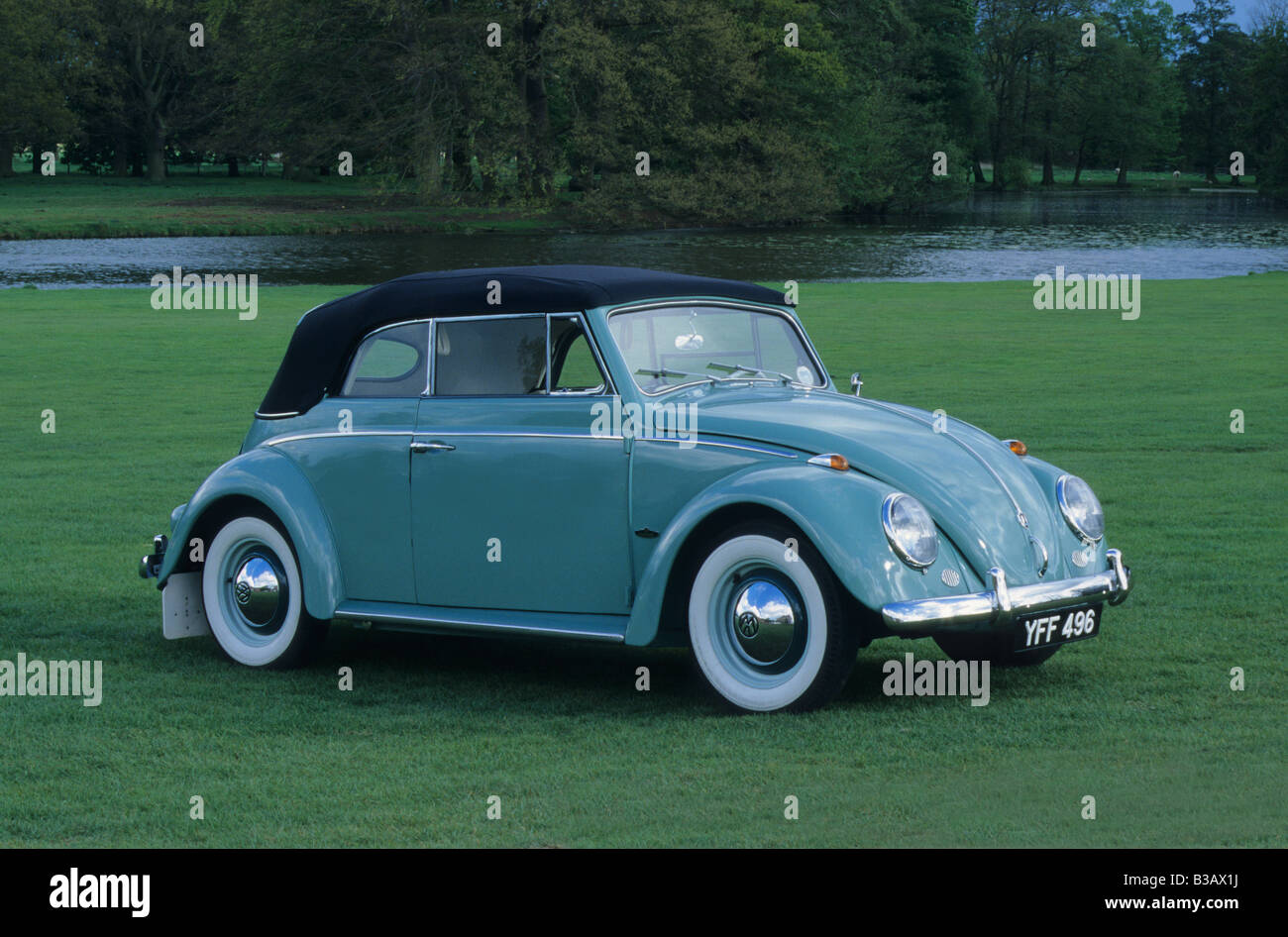 Volkswagen Beetle Cabriolet Of 1961 Stock Photo - Alamy