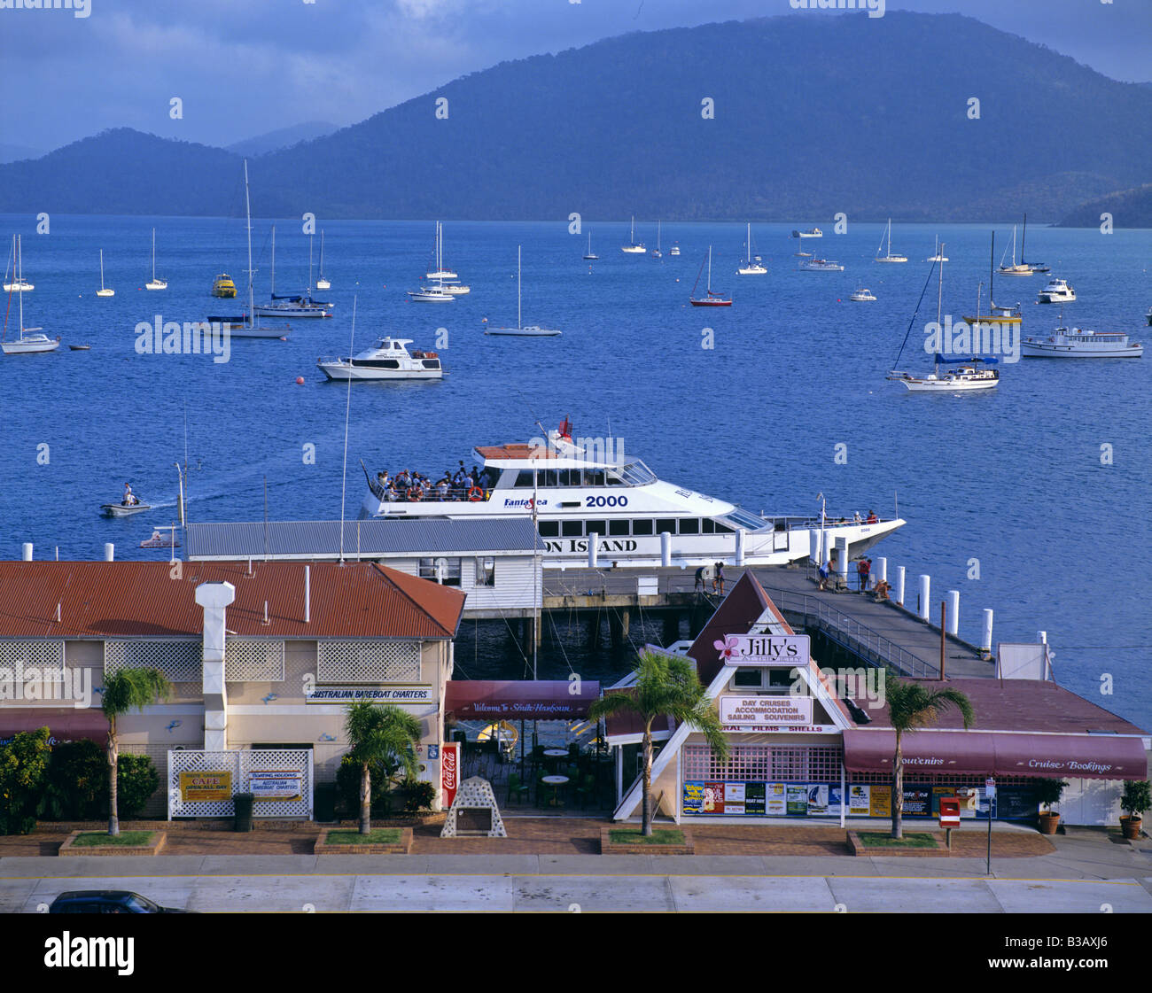 Shute Harbour Queensland Australia Stock Photo Alamy