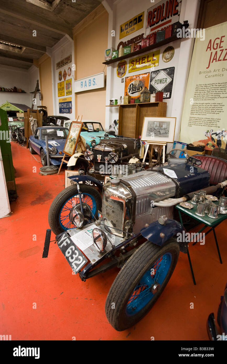 UK Cheshire Molesworth Motor Museum 1927 Amilcar CGSS and Brooklands MG Stock Photo