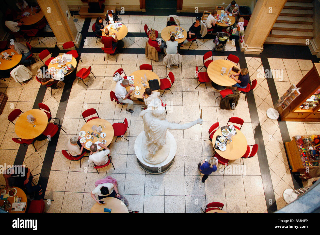 July 2008 - Cafe at the Walker Art Gallery Liverpool England UK Stock Photo