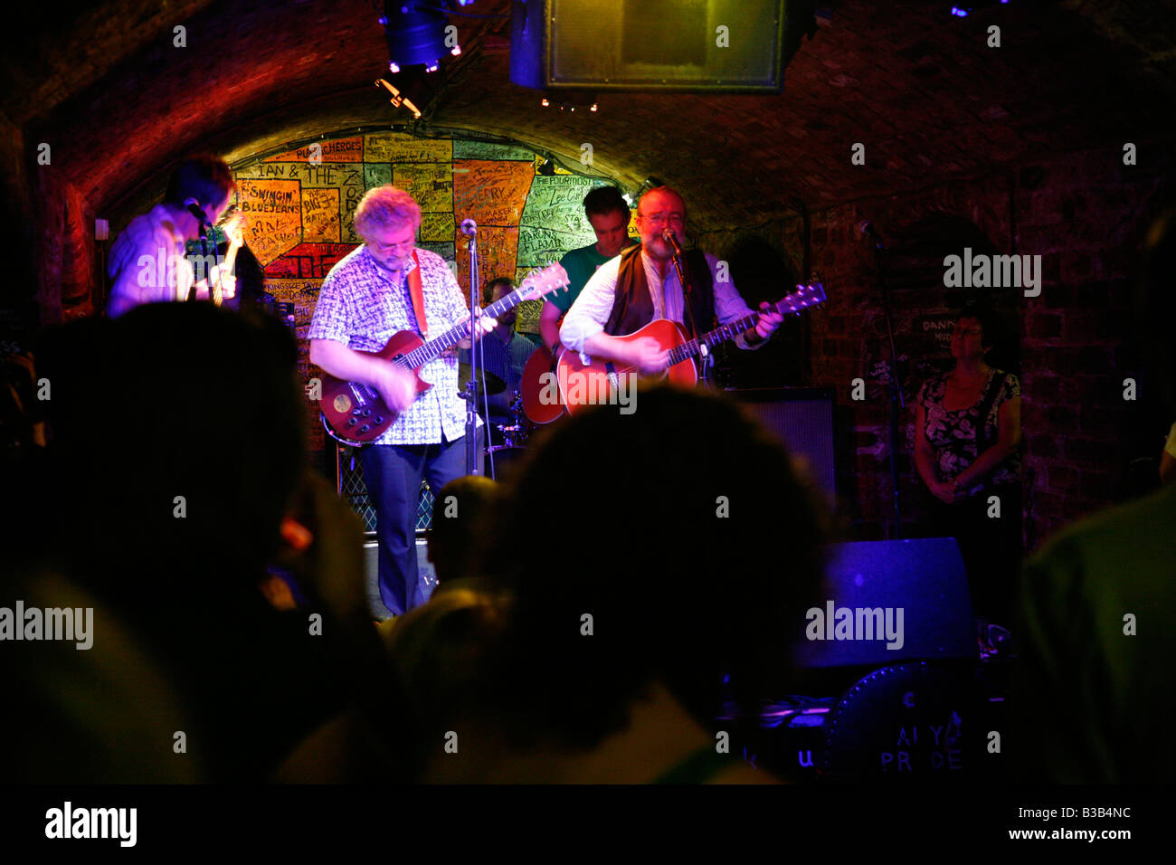 July 2008 - Live music show at the Cavern club Liverpool England UK Stock Photo