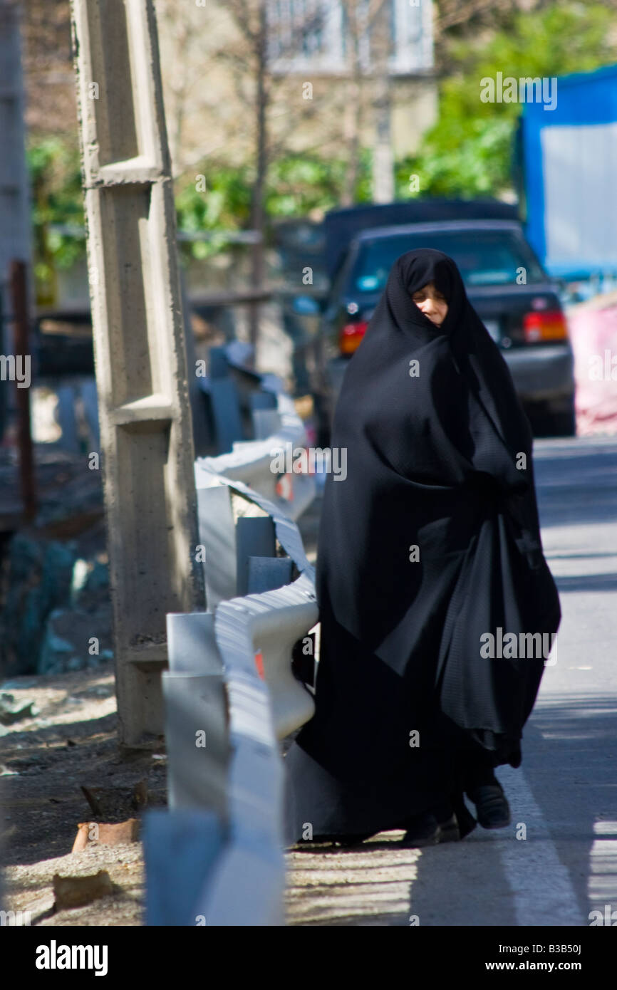 Muslim Woman Wearing Burka Walking Hi Res Stock Photography And Images