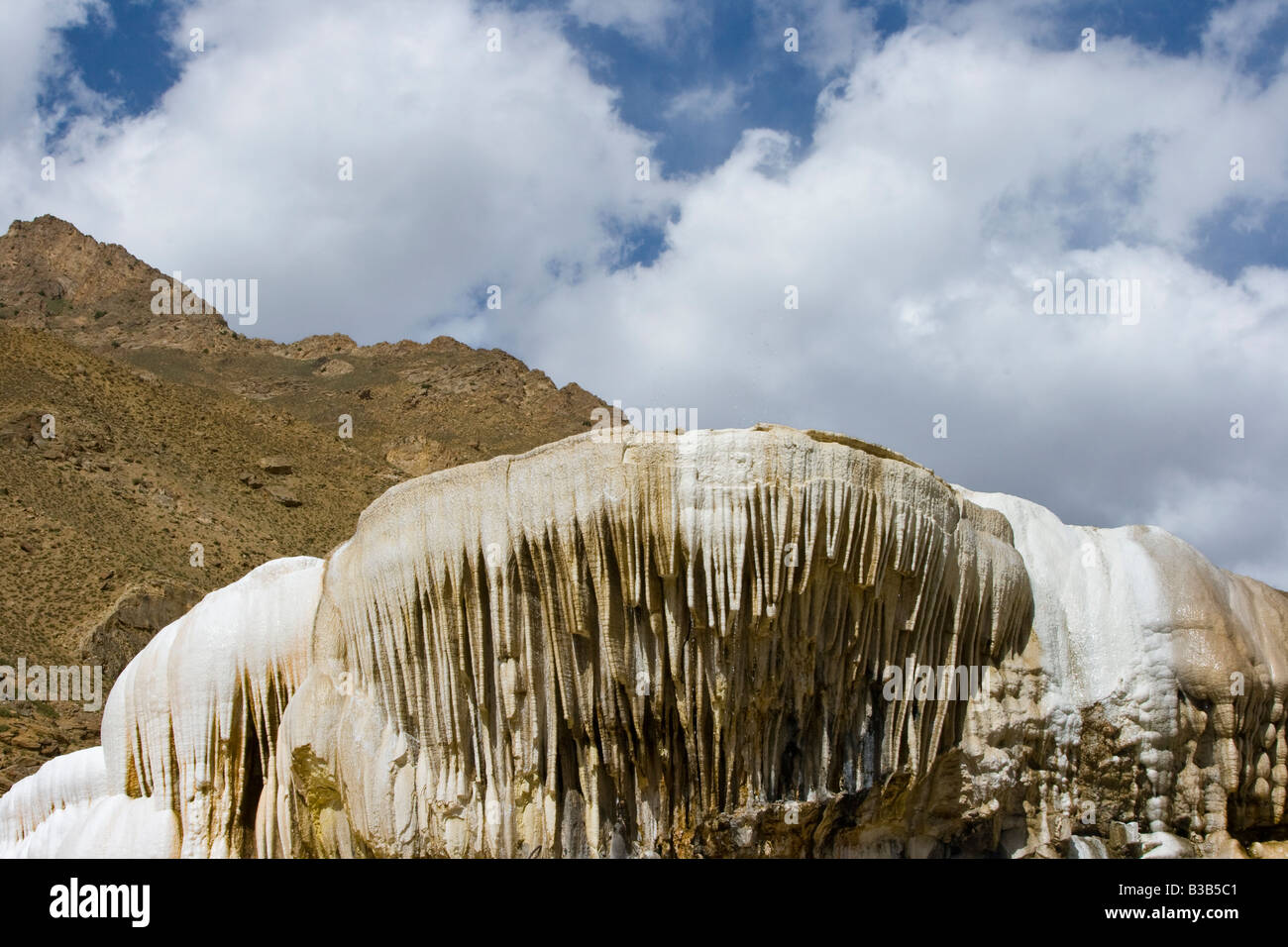 Garam Chashma Hot Springs near Khorog Tajikistan Stock Photo