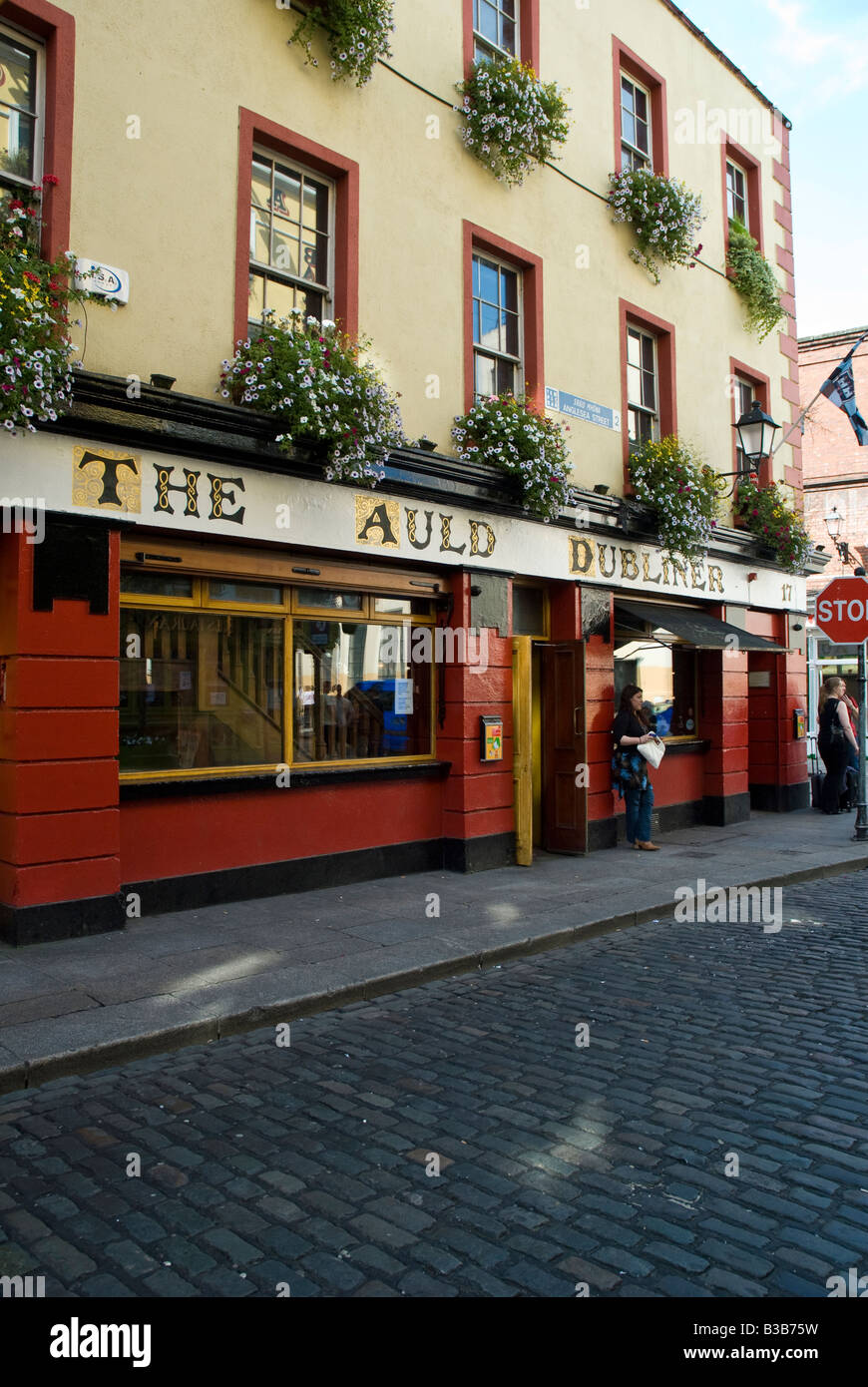 The Auld Dubliner in the Temple Bar area of Dublin, Ireland Stock Photo