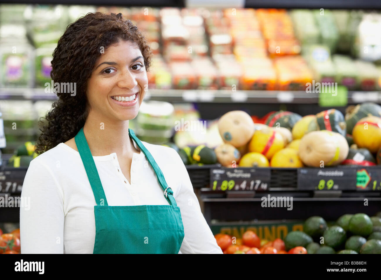African american clerk grocery store hires stock photography and images Alamy