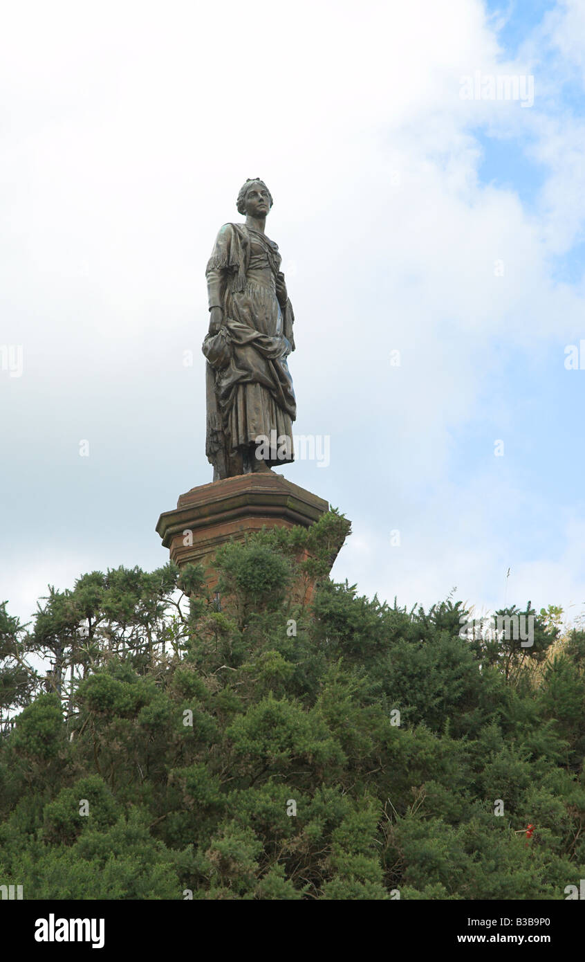 Highland Mary statue in Dunoon Stock Photo