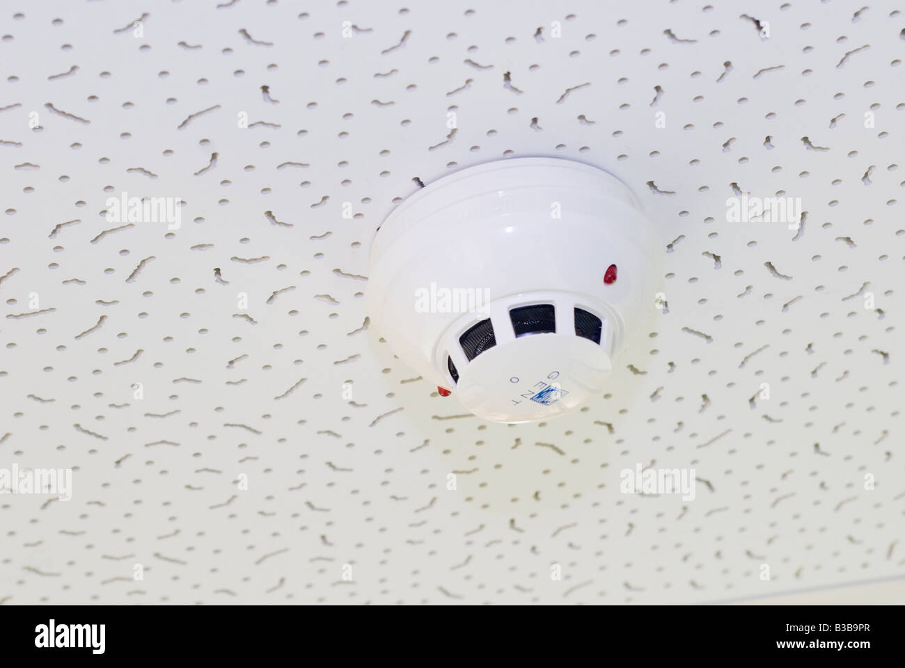 smoke detector in a commercial premises in the uk Stock Photo Alamy