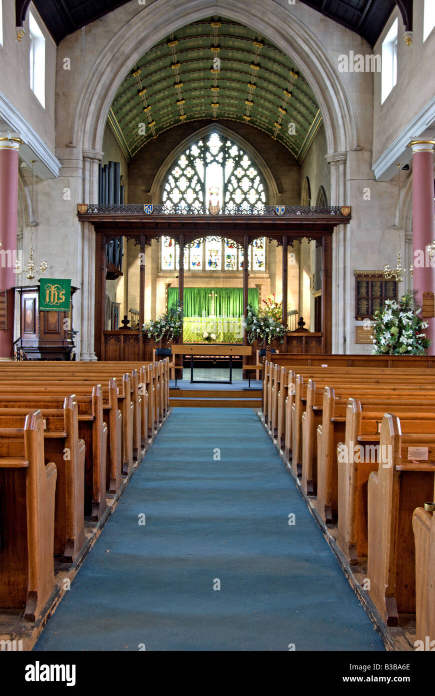 interior of st mary magdalene, the parish church of richmond upon thames, southwest london interior of st mary magdalene, the parish church of richmond upon thames, southwest london