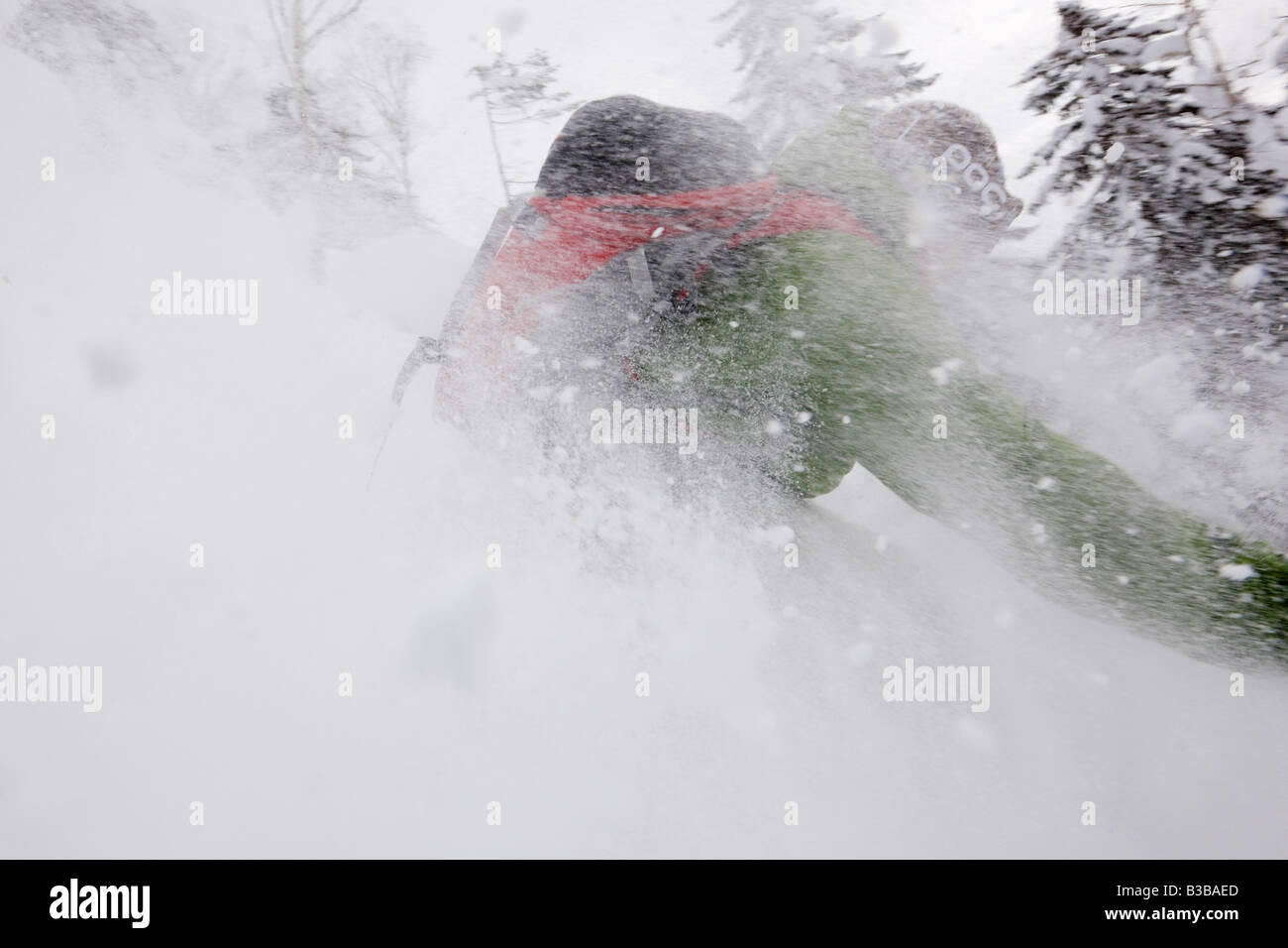 Telemark Skiing on Asahidake, Daisetsuzan National Park, Hokkaido