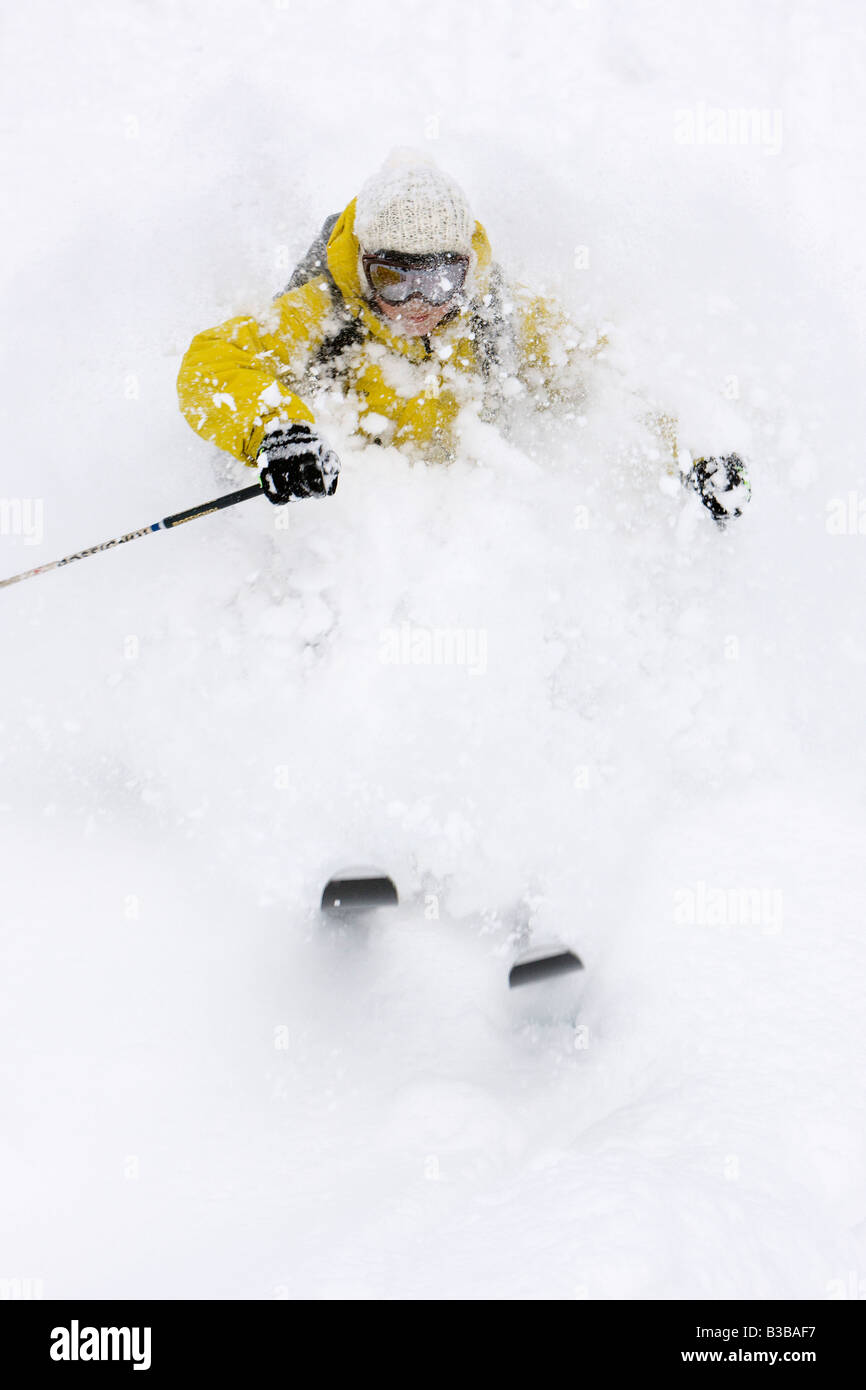 Telemark Skiing on Asahidake, Daisetsuzan National Park, Hokkaido