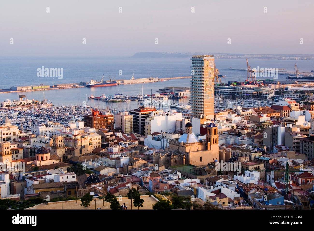 Cityscape and Waterfront, Alicante, Valencia, Spain Stock Photo Alamy