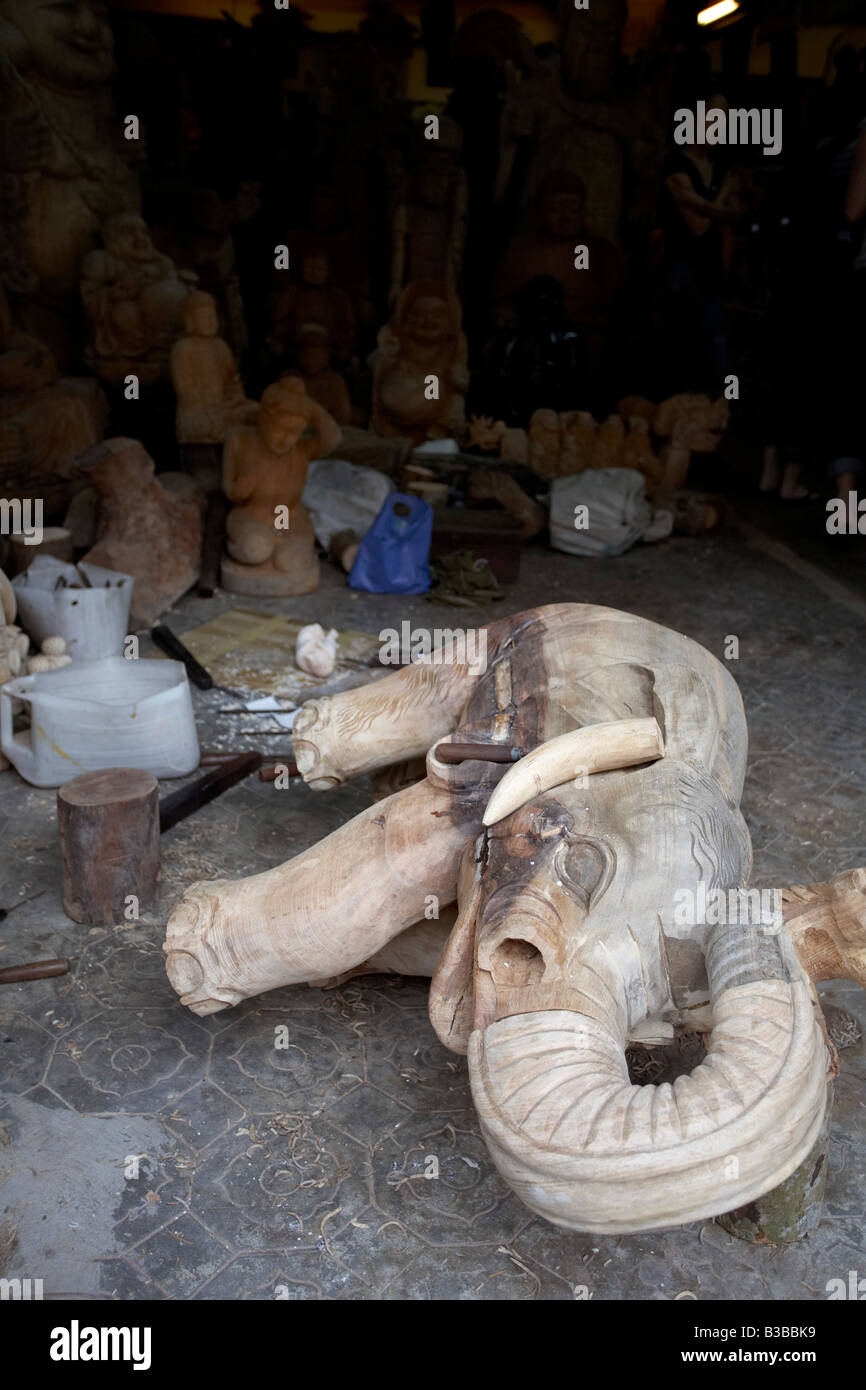 Wood Carving, Hoi An, Quang Nam Province, Vietnam Stock Photo Alamy