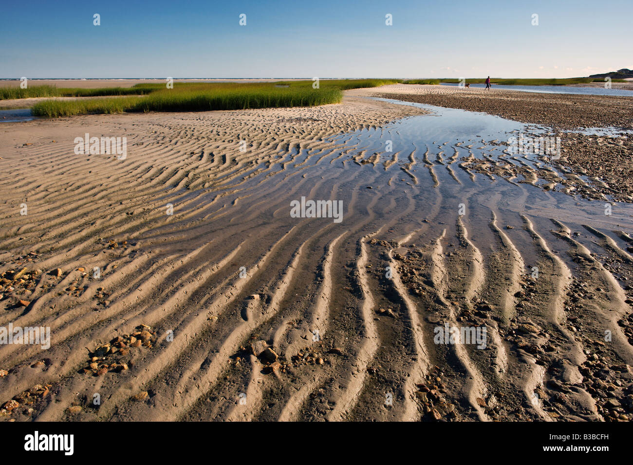 Tidal Basin Cape Cod Bay Massachusetts Stock Photo