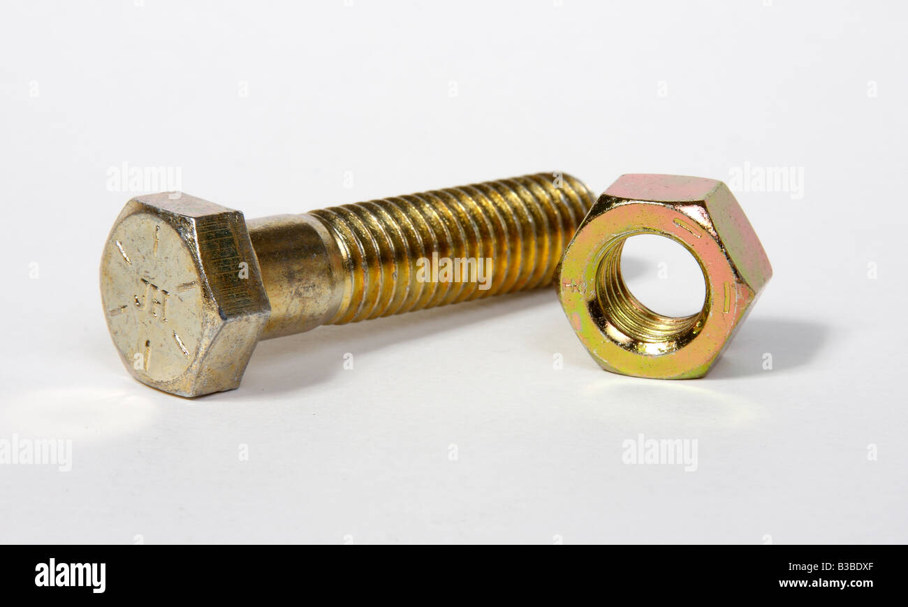 A nut and bolt Stock Photo Alamy