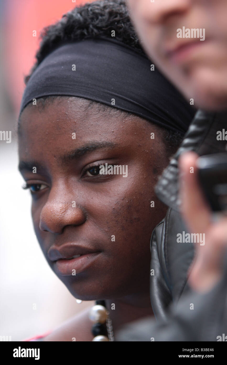 Face in crowd Stock Photo Alamy