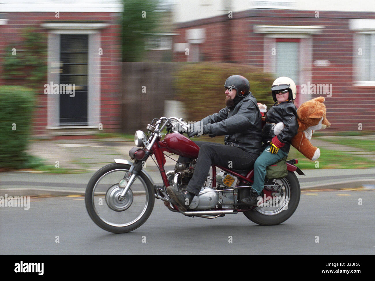child pillion motorbike
