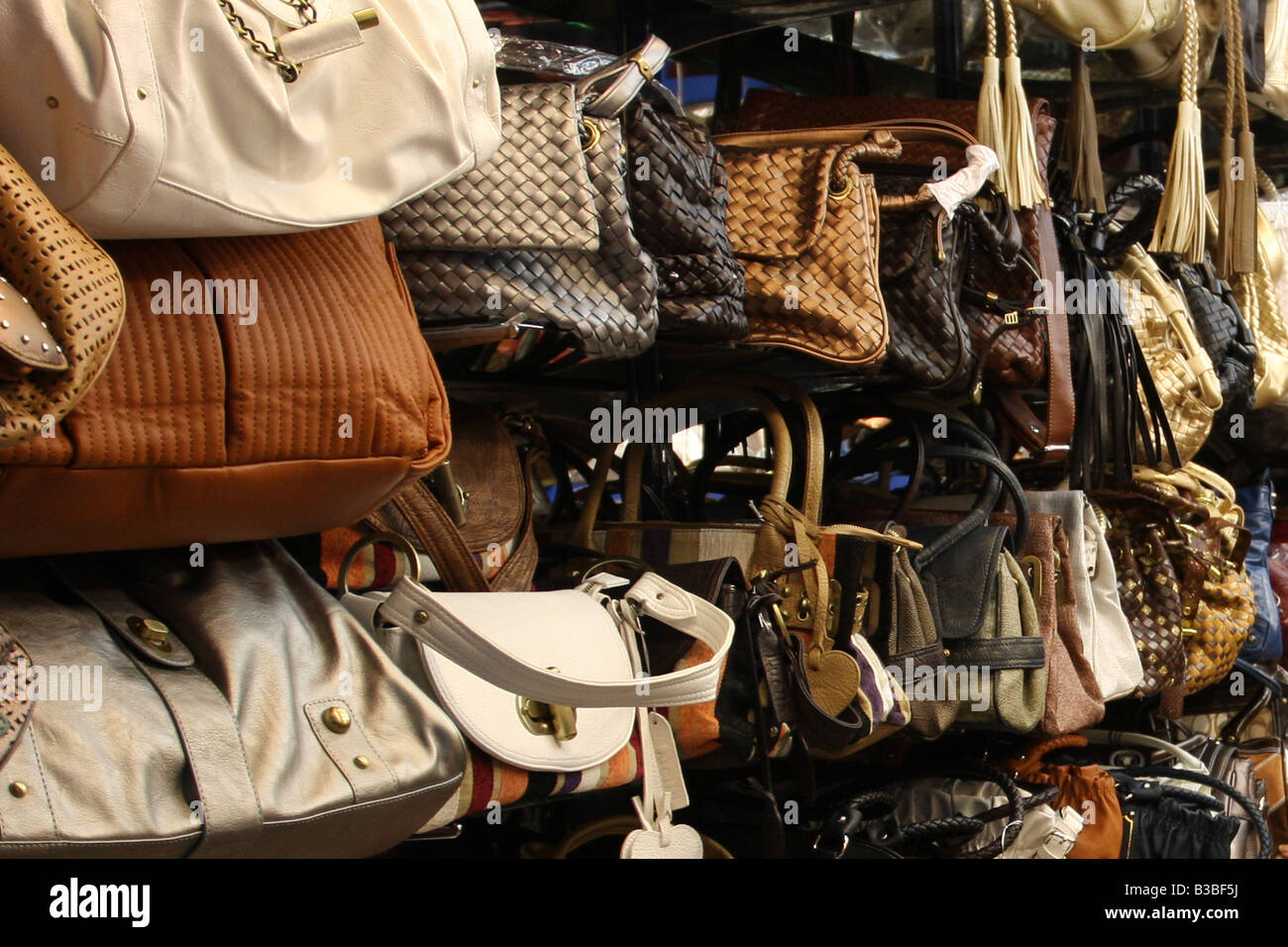 Bangkok, Thailand: Vendor Selling Handbags Editorial Stock Image - Image of  bags, road: 55438234