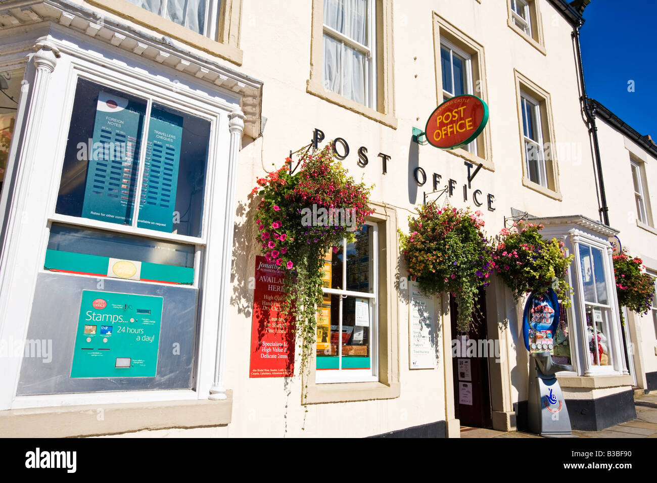 British Post Office at Barnard Castle, Teesdale, County Durham, England, UK Stock Photo