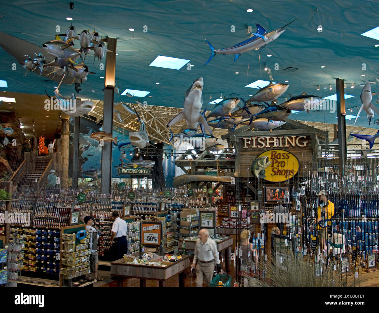 Bass Pro retail store in Los Vegas NV Stock Photo