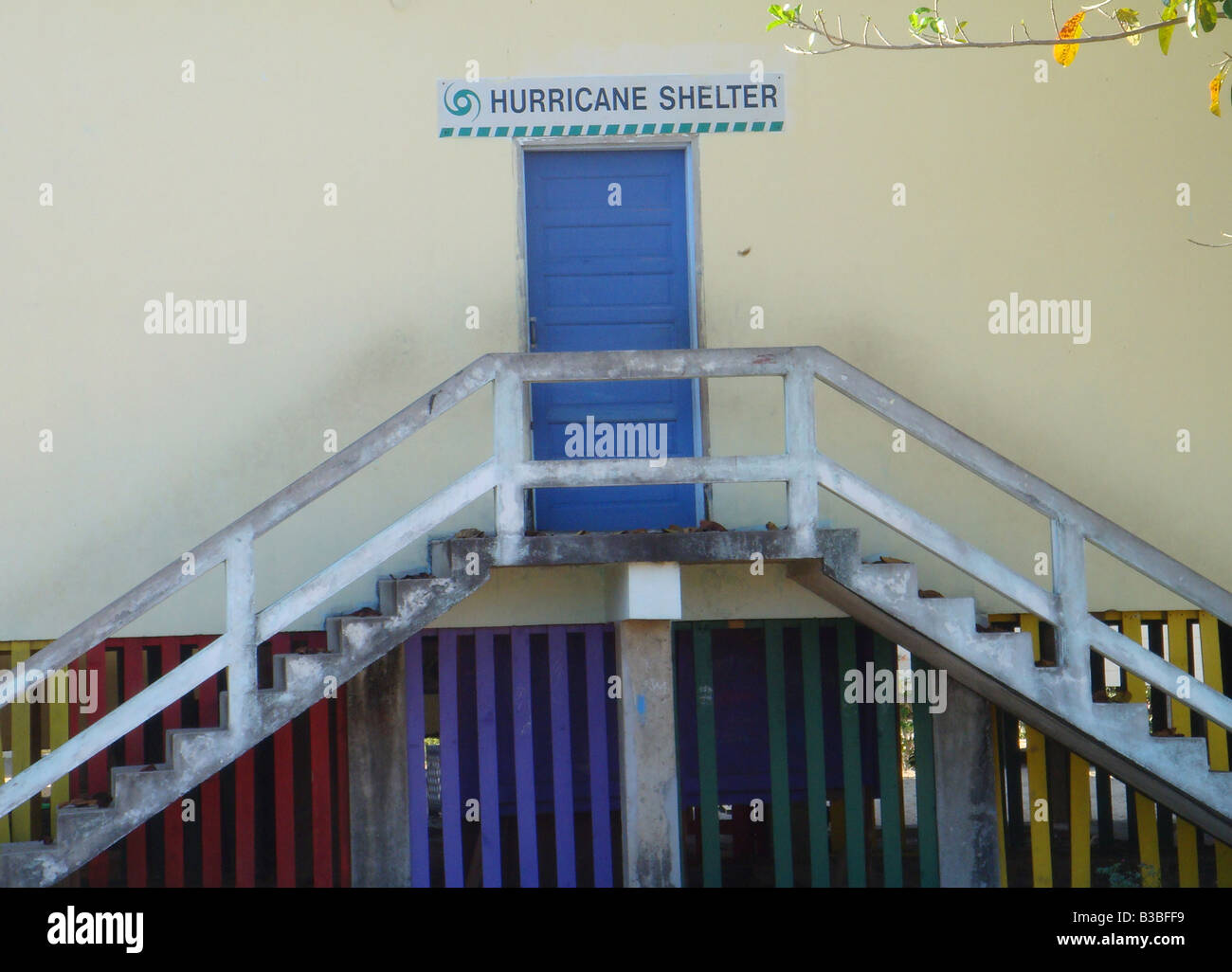 Hurricane Shelter, Belize Stock Photo