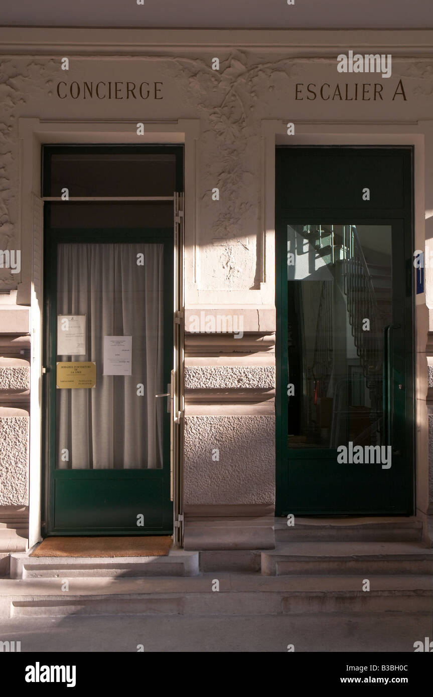 janitor box in Paris Stock Photo - Alamy