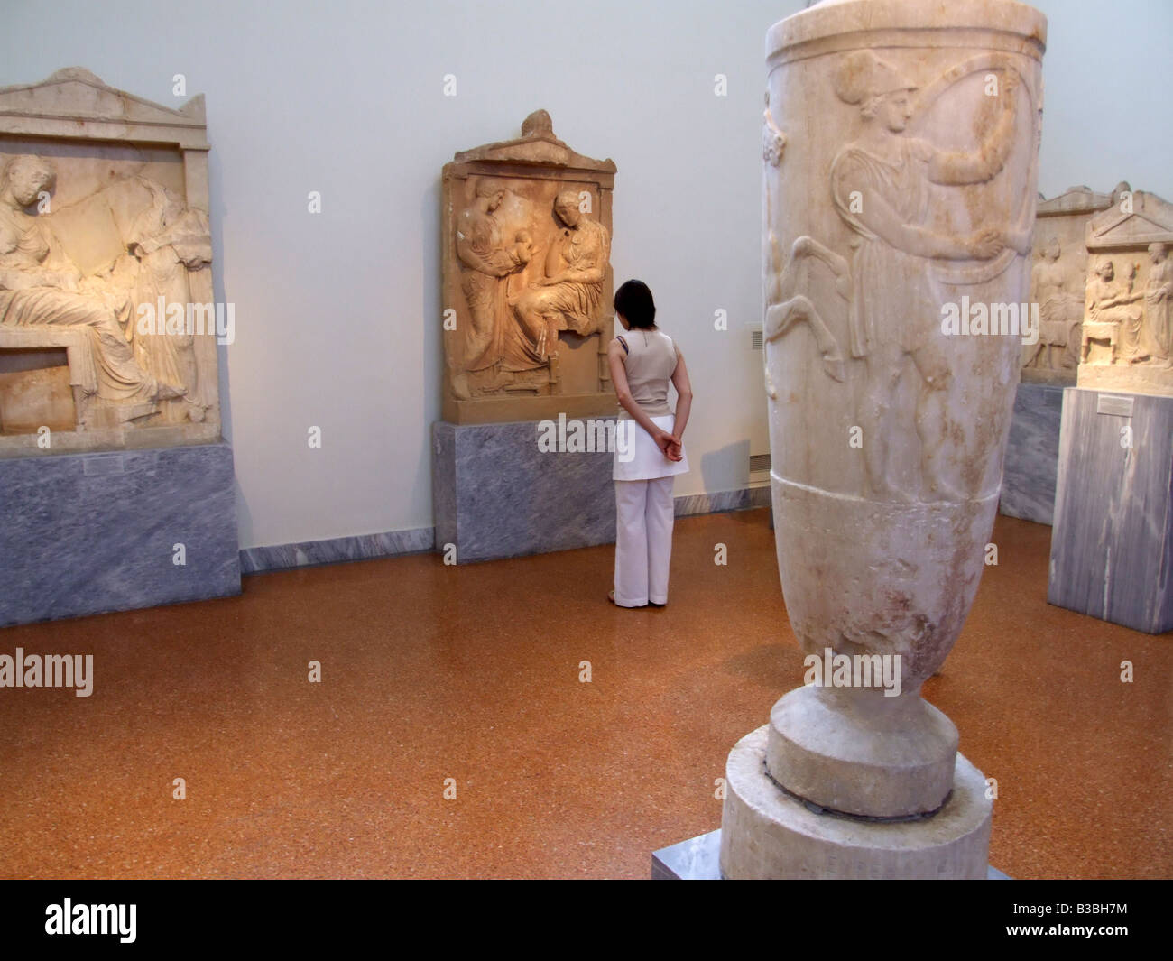 Inside National Museum of Archeology Athens Greece Stock Photo Alamy