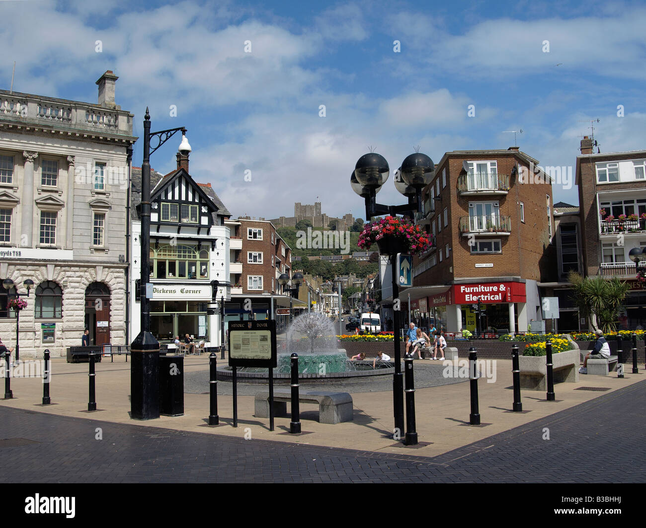 Market Square Dover Kent UK Stock Photo Alamy