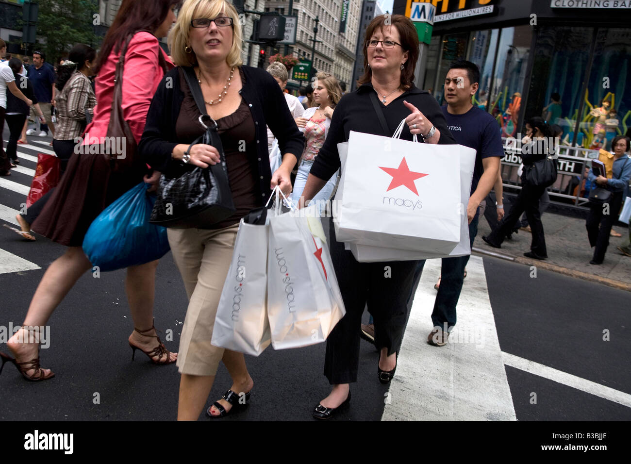 Daily What?! Huge Corner Shopping Bag at Macy's Herald Square