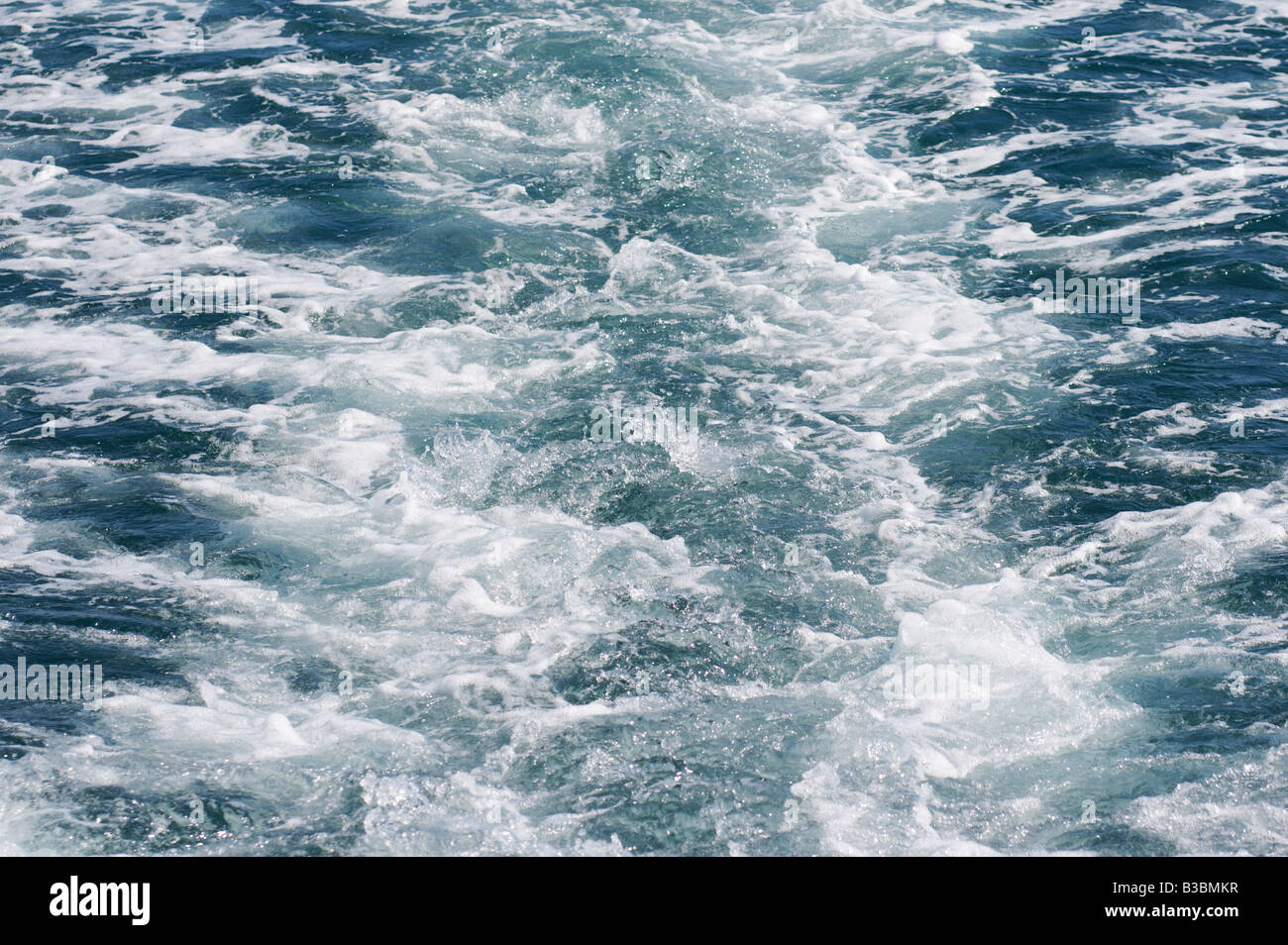 The view from the rear deck of a cruise ship Stock Photo Alamy