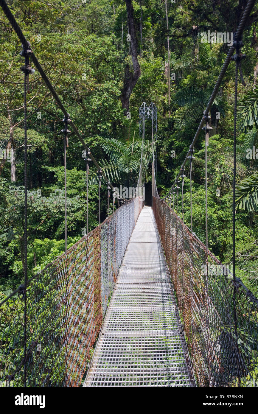 Bridge in Arenal, Alajuela, Costa Rica Stock Photo