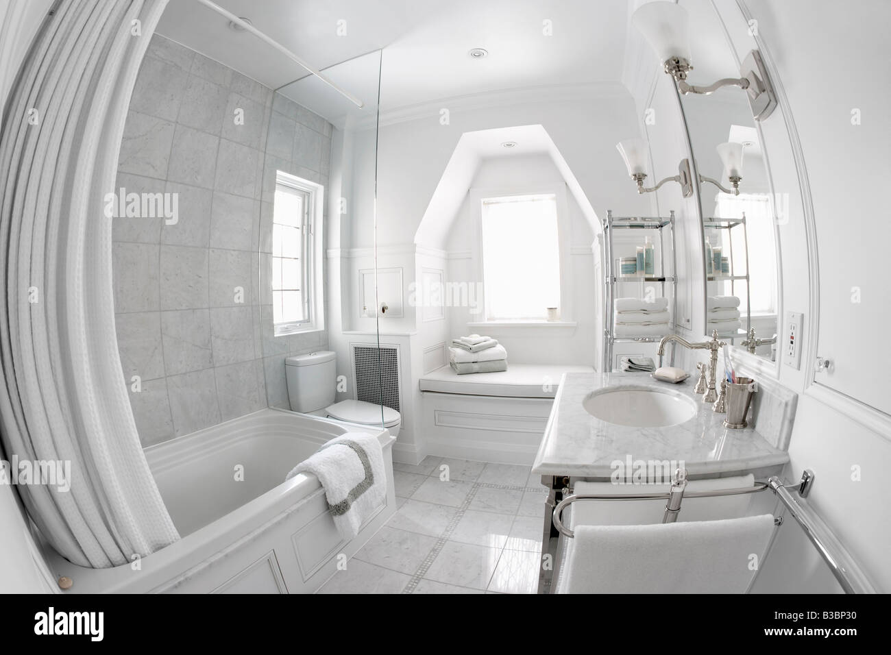 Interior Of Bathroom Stock Photo Alamy